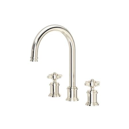 Rohl Armstrong Widespread Lavatory Faucet With C-Spout U.AR08D3XMPN